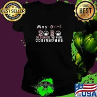 May Girl 2020 Women's April Girls 2020 The One Where Quarantined Covid T-Shirt