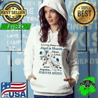 My angel in heaven always loved forgotten forever missed butterfly flower s Hoodie