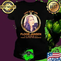 Awesome love of my life Floor Jansen 2023 thank you for the memories shirt