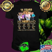 Best 16 years 2007 2023 Heartland thank you for the memories signature shirt