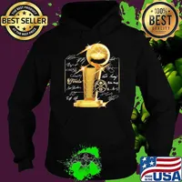 Denver Nuggets 2023 NBA Finals Champions Trophy Roster Signature Shirt Hoodie