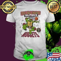 Denver Nuggets Homage Unisex 2023 NBA Finals Champions NBA x TMNT Ninja Turtle Shirt