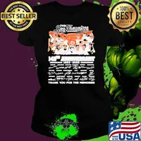 Funny the San Francisco 140th Anniversary 1883 2023 Thank You For The Memories Signature Shirt Ladies tee