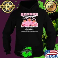 George strait 47th anniversary 1976 2023 signature thank you for the memories s Hoodie