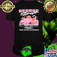 George strait 47th anniversary 1976 2023 signature thank you for the memories shirt