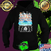 Man city champions thank you for the memories signature s Hoodie
