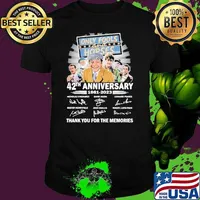 Only fools and hopes 42th anniversary thank you for the memories signature s Unisex
