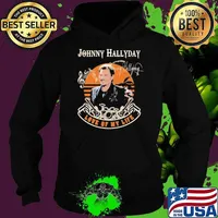 Original johnny hallyday love of my life signature vintage s Hoodie