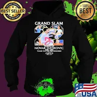 Premium grand slam 22 years of Novak Djokovic thank you for the memories signature s Hoodie