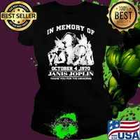 Premium in memory of october 1970 Janis Joplin thank you for the memories shirt