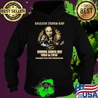 Ronnie James Dio 1958 to 2010 thanks for the memories signature s Hoodie