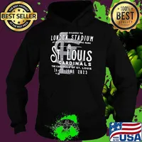 St. Louis Cardinals Fanatics Branded Black 2023 MLB World Tour London Series Shirt Hoodie
