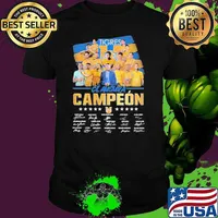 Tigres 2023 Liga BBVA Clausura Campeon Signatures Shirt Unisex