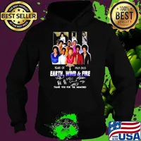 Top 54 years of Earth Wind And Fire thank you for the memories signature s Hoodie