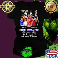 Top 54 years of Earth Wind And Fire thank you for the memories signature shirt