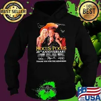 Top hocus Pocus 28th anniversary 1993 2021 thank you for the memories signature blood moon s Hoodie