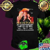 Top hocus Pocus 28th anniversary 1993 2021 thank you for the memories signature blood moon s Unisex