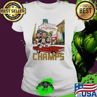 Welcome To Fabulous Titletown Vegas Golden Knights 2023 NHL Champions Shirt Ladies tee