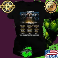 13 Years Of The Twilight Saga Signature Thank you for the memories T-Shirt