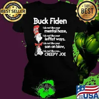 Buck fiden do not like your mental haze leftist ways dr.seuss s Ladies tee