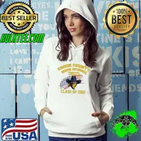 Crook county high school alumni class of 1960 usa flag s Hoodie