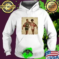 Dave Cowens and Julius Erving in 1976 Basketball Celtics And Nets T-Shirt Hoodie