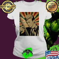 David Robert Jones English Singer And Actor Vintage Photo T-Shirt Ladies tee