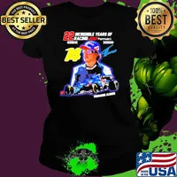 Funny 22 incredible years of racing fernando alonso signature s Ladies tee