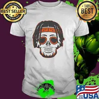 Ja'marr Chase Sugar Skull Football American Cincinnati Bengals NFL T-Shirt