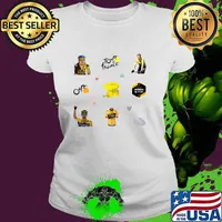 Jumbo Visma Cycling Team Tour de France Champions Pack T-Shirt Ladies tee