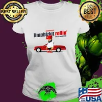 Limp Bizkit dezmond kills rollin rap music red car T-Shirt Ladies tee