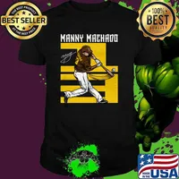 Manny Machado San Diego Number Baseball Signature Sports Lover T-Shirt Unisex