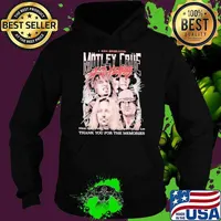 Motley crue 40 years thank you for the memories signatures s Hoodie