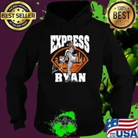 Nolan Ryan Signature An American Former Professional Baseball Houston Express Field T-Shirt Hoodie