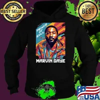 Prince Of Soul Marvin Gaye American Singer Pop Art Prince of Soul T-Shirt Hoodie