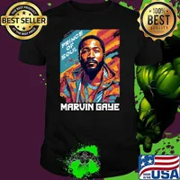 Prince Of Soul Marvin Gaye American Singer Pop Art Prince of Soul T-Shirt Unisex