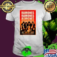 Ramones road to ruin u.s tour 1979 star 2208 elliston place T-Shirt