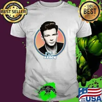 Rick Astley English singer songwriter and radio personality retro T-Shirt