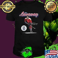 Rod Langway Signature American Hockey Player Montreal Canadiens T-Shirt Unisex