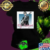 Roy Orbison Vintage American Singer Musician Singing Play Guitar T-Shirt