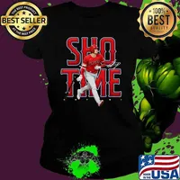 Shohei Ohtani Bat Flip Signature Jananese Baseball Pitcher Los Angeles T-Shirt