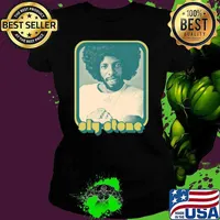 Sly & The Family Stone Retro 70s American Rock Band San Francisco California T-Shirt