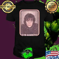 Syd barrett English singer the rock band Pink Floyd 1965 T-Shirt Unisex