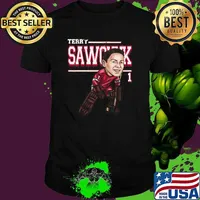 Terry Sawchuk Detroit Cartoon Hockey Player A Canadian NHL 21 Seasons T-Shirt Unisex