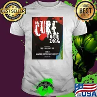 The Cure Tour 2016 The Twilight Sad Maverik Center Salt Lake City concert T-Shirt