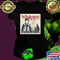 The Dollyrots The Hey Girl 2023 Tour Music Band Rock Retro T-Shirt