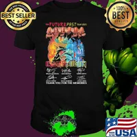 The future past tour 2023 Iron Maiden thank you for the memories signature shirt