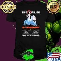 The X Files 30th Anniversary 1993 – 2023 thank you for the memories signature shirt