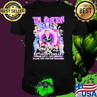 Tim Burton 51st anniversary 1971-2022 thank you for the memories signatures s Unisex