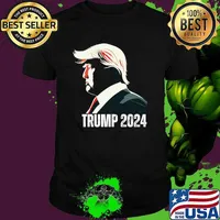 Trump 2024 president election take america back again T-Shirt Unisex